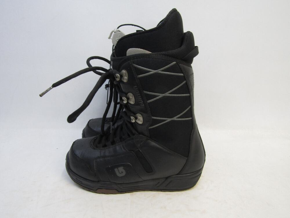 Burton Moto Mens Size 8 / EUR 41 Black Snowboard Boots